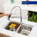 Cuba Para Cozinha Gourmet Pia Dupla Aço Inox Acessórios Tábua De Corte Ticunas Torneira Monocomando Gourmet Pingoo